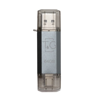 флеш USB 64GB Type-C T&G 009 Star Series Silver (TG009TC-64GSL)