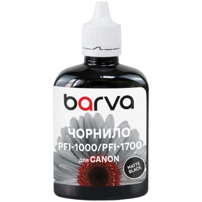Чорнило Barva Canon PFI-1000/PFI-1700 100ml MBK, pigment (C1700-973)