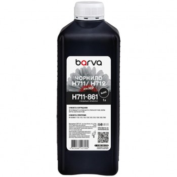Чорнило Barva HP 711/712 1L BK, pigment (H711-861)