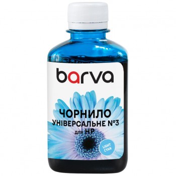 Чорнило Barva HP universal 3 180ml LCyan, water-soluble (HU3-969)