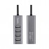 USB-хаб Hoco USB 2.0 to 4xUSB Line machine HB1 Tarnish (6957531038139)
