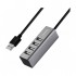 USB-хаб Hoco USB 2.0 to 4xUSB Line machine HB1 Tarnish (6957531038139)