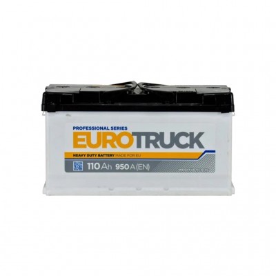 Акумулятор автомобільний EUROTRUCK 6СТ-110АЗ (1) (+/-) (L5) 950А 12V (E)