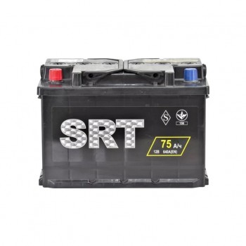 Акумулятор автомобільний SRT 6СТ-75АЗ (0) (-/+) (L3) 640А 12V (E)