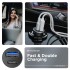 Зарядний пристрій Armorstandart USB Type-C PD20W + USB QC 3.0 Grey + cable Lightning (ARM82460)