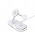 Зарядний пристрій Armorstandart Wireless Charging H101 3 in 1 Magnetic White (ARM78102)