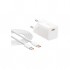 Зарядний пристрій Baseus GaN5 Fast Charger USB-C 25W + Cable Type-C 100W white (P10110909213-01)