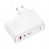 Зарядний пристрій Baseus GaN5 Pro Fast Charger 2C+U 140W + Cable 1.0m Type-C 240W white (CCGP100202)