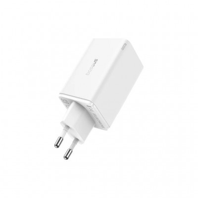 Зарядний пристрій Baseus GaN6 Pro Fast Charger 2C+2U 65W + Cable 1.0m Type-C 100W white (P10162701213-00)