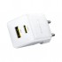 Зарядний пристрій Baseus Palm Fast Charger C+U 20W moon white (P10111608213-00)