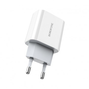 Зарядний пристрій BOROFONE BA38A Plus Speedy USB-C PD20W White (6931474746870)
