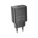Зарядний пристрій BOROFONE BA71A Power USB-C PD20W Black (6974443387957)