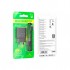 Зарядний пристрій BOROFONE BA72A Spring USB QC3.0 + cable USB to USB-C 18W Black (6974443388589)