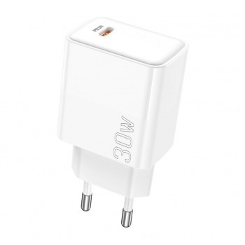 Зарядний пристрій BOROFONE BA77A Insightful USB-C PD30W White (6941991101274)