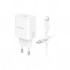 Зарядний пристрій BOROFONE BA82A Platinum USB-C PD25W + cable USB-C to Lightning White (6941991112263)