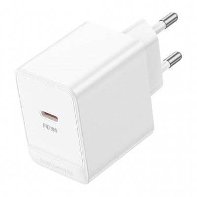 Зарядний пристрій BOROFONE BAS13A Erudite USB-C PD20W White (6941991104862)