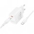 Зарядний пристрій BOROFONE BN26 Fuente USB-C PD20W + cable USB-C to USB-C White (6941991120251)