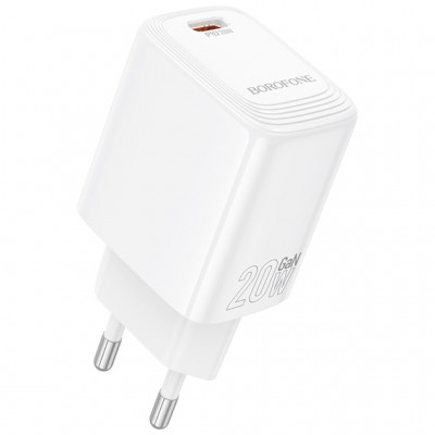 Зарядний пристрій BOROFONE BN26 Fuente USB-C PD20W White (6941991120237)