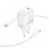 Зарядний пристрій BOROFONE BN28 Fuente USB-C PD30W + cable USB-C to USB-C White (6941991120312)