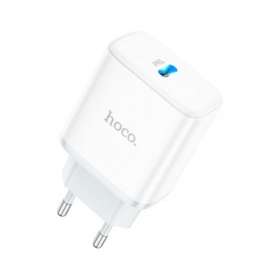 Зарядний пристрій HOCO C104A Stage USB-C PD20W White (6931474782892)