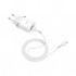 Зарядний пристрій HOCO C12Q Smart USB QC3.0 + cable USB to USB-C 18W White (6931474716309)