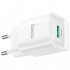 Зарядний пристрій HOCO C145A Charm USB QC3.0 White (6942007630214)