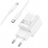 Зарядний пристрій HOCO C146A Charm USB-C PD20W + cable USB-C to USB-C White (6942007630269)