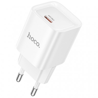 Зарядний пристрій HOCO C146A Charm USB-C PD20W White (6942007630245)