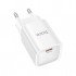 Зарядний пристрій HOCO C148A Charm USB-C PD30W White (6942007630306)