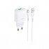 Зарядний пристрій HOCO C72Q Glorious USB QC3.0 + cable USB to USB-C 18W White (6931474732552)