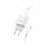 Зарядний пристрій HOCO C73A Glorious 2xUSB + cable Micro 5P 12W White (6931474713063)