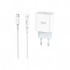 Зарядний пристрій HOCO C76A Plus Speed Source USB-C PD20W + cable USB-C to Lightning White (6931474746924)