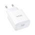 Зарядний пристрій HOCO C76A Pro Majestic USB-C PD30W White (6942007616300)