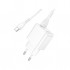 Зарядний пристрій HOCO C98A Proton USB QC3.0 + cable USB to USB-C White (6931474766878)
