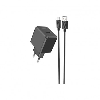 Зарядний пристрій HOCO CS11A Ocean USB + cable USB to Micro 5P 10.5W Black (6942007603584)