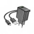 Зарядний пристрій HOCO CS21A Rich USB QC3.0 + cable USB to Micro 5P Black (6942007609890)