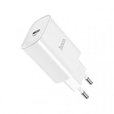 Зарядний пристрій HOCO N14 Smart Charging USB-C PD20W White (6931474745026)