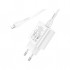 Зарядний пристрій HOCO N22 Jetta USB-C PD25W + cable USB-C to Lightning White (6931474760074)
