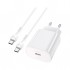 Зарядний пристрій HOCO N22 Jetta USB-C PD25W + cable USB-C to USB-C White (6931474760081)
