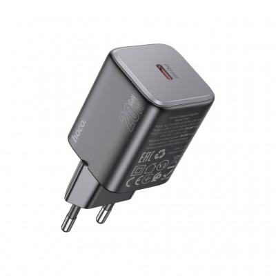 Зарядний пристрій HOCO N40 Mighty USB-C PD20W Black (6942007616966)