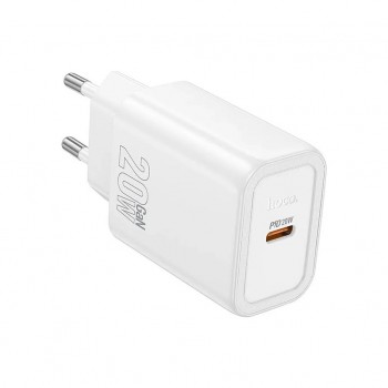 Зарядний пристрій HOCO N60 Gentle USB-C PD20W White (6942007644181)