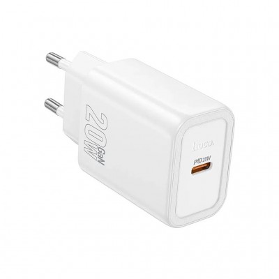 Зарядний пристрій HOCO N60 Gentle USB-C PD20W White (6942007644181)