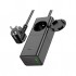 Зарядний пристрій HOCO NS4 Sharp desktop socket 2xUSB-C + USB-A PD65W Black (6942007617352)