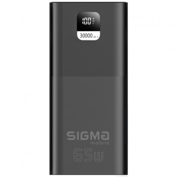 УМБ Sigma X-power SI30A6QLX 30000mAh, PD/65W, LED, cable 100 (4827798835111)