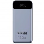 УМБ Sigma X-power SI30A7QLX 30000mAh, PD/130W, LED, cable 10 (4827798479117)
