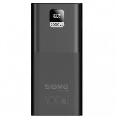 УМБ Sigma X-power SI50A6QLX 50000mAh, PD/100W, LED, cable 10 (4827798741313)