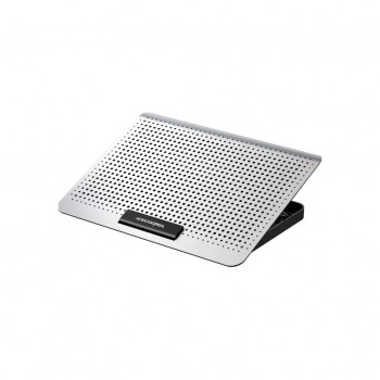 Підставка до ноутбука IceCoorel 10-15.6", 6*60mm 580 RPM, 2*USB, 350x225x26mm, Silver (A19)