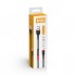 Дата кабель USB 2.0 AM to Lightning 1.0m 2.4А black ColorWay (CW-CBUL064-BK)