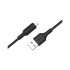 Дата кабель USB 2.0 AM to Micro 5P 1.0m 2A PVC X25 black HOCO (6957531080121)