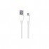 Дата кабель USB 2.0 AM to Micro 5P 1.0m Glow white 2E (2E-CCAM-WH_)